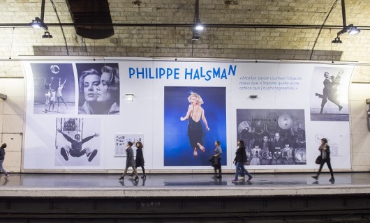 EXPOSITION PHILIPPE HALSMAN RER B Luxembourg