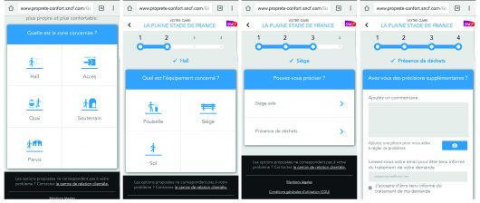 exemple d’un signalement en 4 clics – Cliquez ici pour agrandir