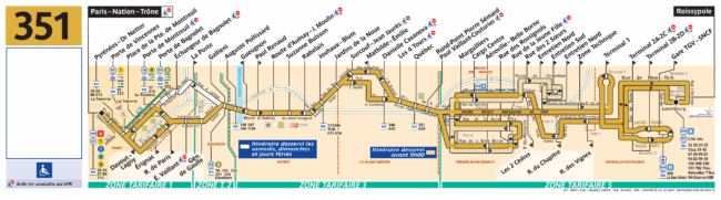 Aéroport Charle de Gaulle : ligne de bus régulière