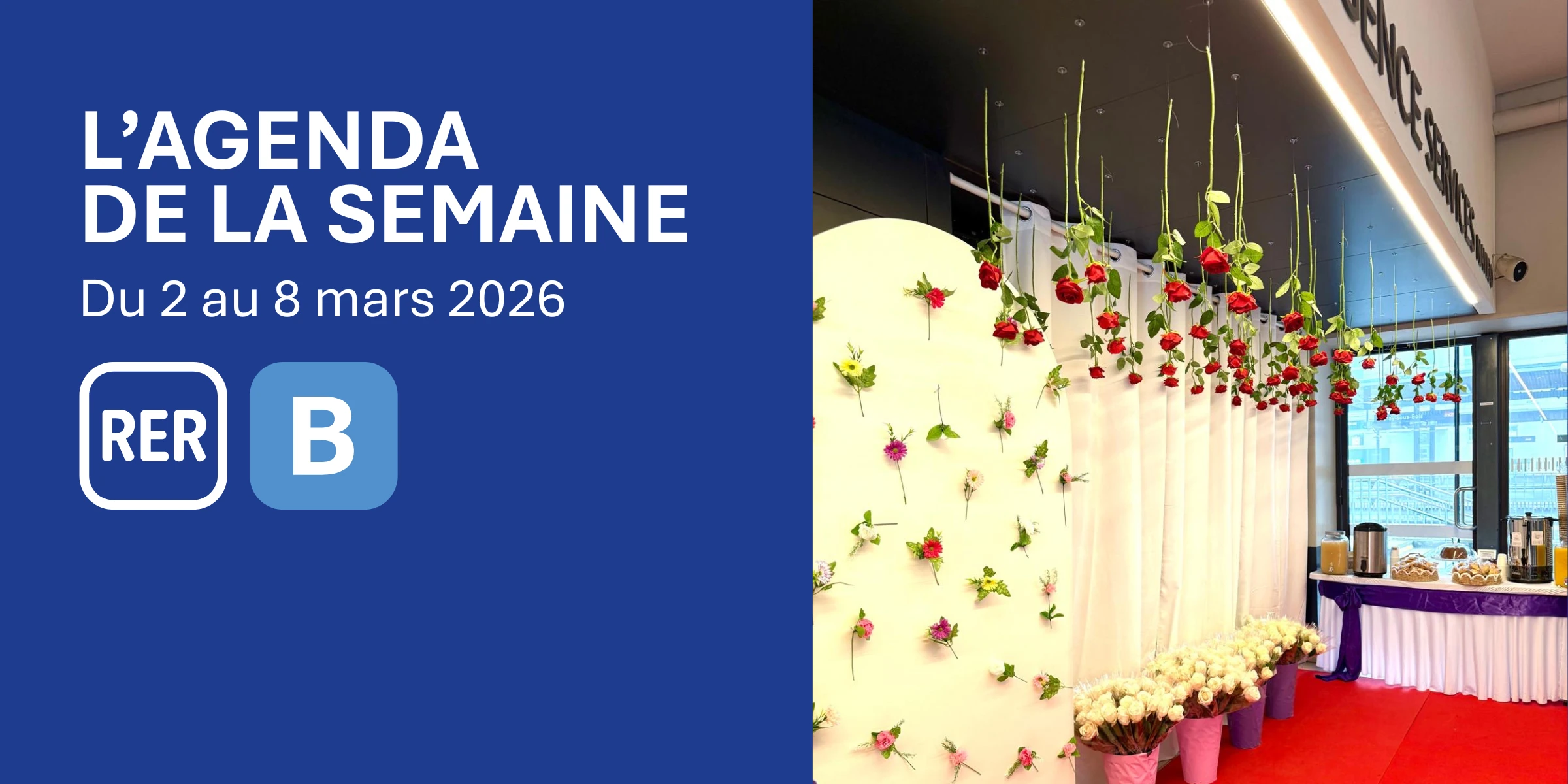 RER B : agenda du 2 au 8 mars 2026