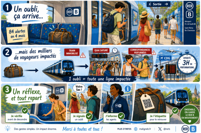 RER B - Bagages oubliés - Impacts et bonnes pratiques