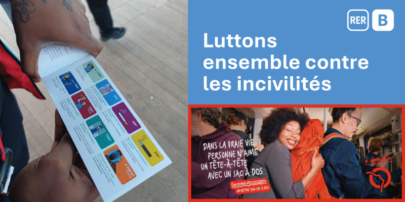 RER B : Bonnes pratiques contre les incivilités