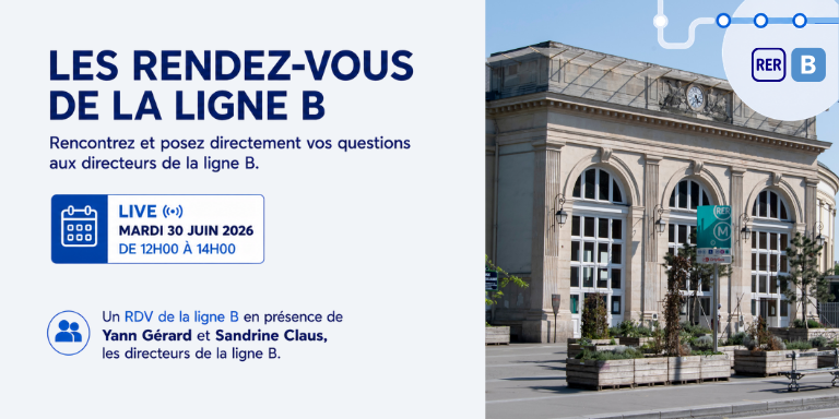 RER B : rendez-vous de la ligne
