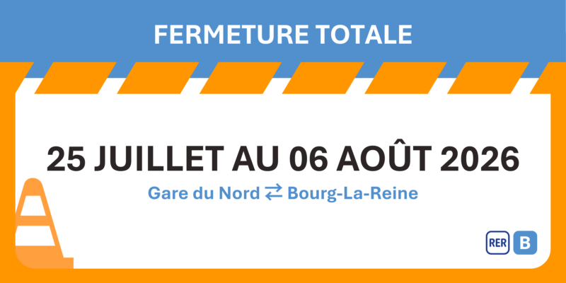 Travaux été RER B