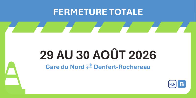 RER B : travaux
