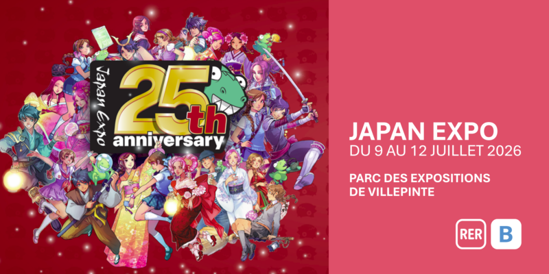 Japan Expo 2026 : Parc des exposition de Villepinte RER B du 9 au 12 juillet 2026