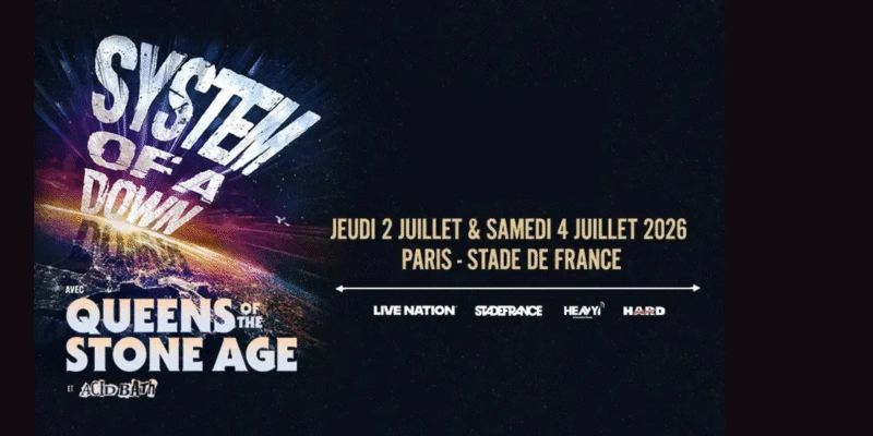 Stade de France : System of a Down et Acid Bath